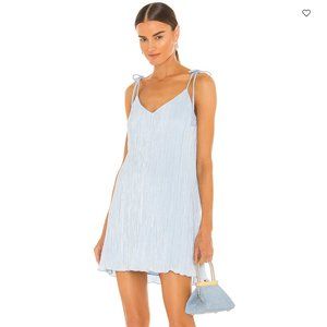 Mini Pleated Tie Strap Slip Dress (Used - Worn Once)
